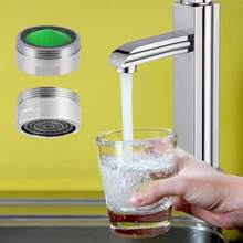 41pcs ABS M24 Thread Faucet Aerator Replacement With 1pc Orange Wrench,Easy Install Kitchen & Bathroom Tap Bubbler,Mixing Nozzle, No Electricity Needed, Water Saving Devices - 40Pack+1wrench - View 10