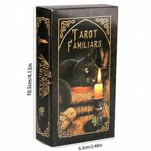 Tarot Familiars Mystery Tarot Fortune Telling Game Cards - Black - View 6