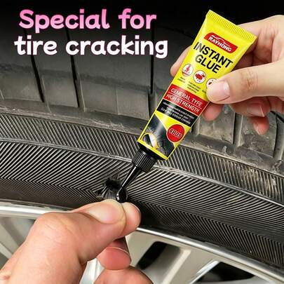 rayhong 30ml Tire Repair Glue, Car Tire Crack Repair Adhesive, Tire Maintenance Sealant And Bonding Agent