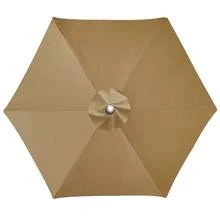 Roman Umbrella, Beach Umbrella And Patio Umbrella Replacement Canopy, 1pc (Frame Not Included). Please Refer To The Image To Confirm The Size Before Purchase. - Khaki - View 5
