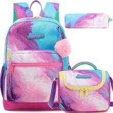 3PCS Backpacks For Girls And Boys School Backpacks With Bag For Students Cute Travel Backpack 3 In 1 Bookbag Set For Girls And Boys - Colorful Backpack Kit - View 8