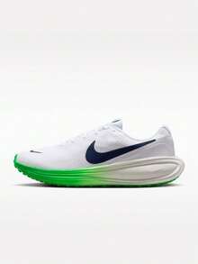 Men's Nike Revolution 8 Running Shoes Low-Top HJ9198-111 - Green - View 1
