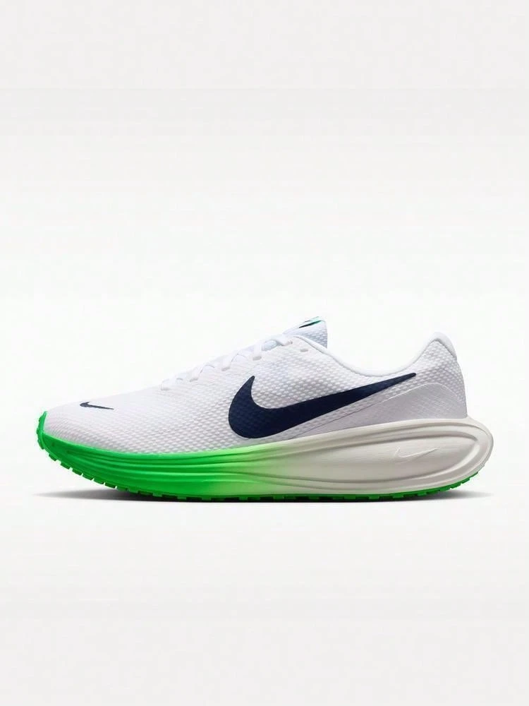 Men's Nike Revolution 8 Running Shoes Low-Top HJ9198-111 - Green - View 1