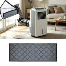 1pc Portable Air Conditioner Hose Insulation Sleeve, Air Conditioning Duct Insulation Sleeve, Suitable For Bedrooms And Living Rooms, Adjustable Design, Easy Fitting And Removal - A - View 1