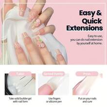 NOCIS Non-Sticky Long-Lasting Gel Tool Set, Odorless Styling Gel, Suitable For 3D Nail Art, Attaching Artificial Gems And Semi-Permanent Nail Decorations, Suitable For DIY Beginners - Multicolor - View 10