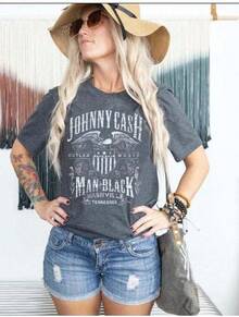 Women T-Shirts - 米色 - 查看 6