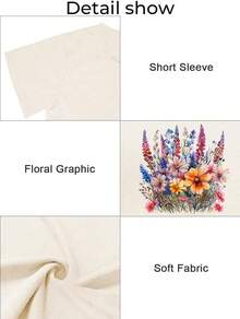 Women T-Shirts - N米色 - 查看 5