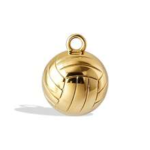 1pc/2pcs Cute Exquisite 304 Stainless Steel Vacuum Electroplated Long-Lasting Color Retention 3D Geometric Spherical Pendant Charms, Tooth, Lollipop, Peanut, Puppy And More, Suitable For Bag Decoration, Handmade DIY Jewelry Making Necklace Bracelet Earring Accessories - Picture - View 49