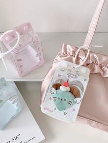 1 PC Cartoon Transparent Four-Leaf Clover 3D Stroller Bag For Students 10cm Storage Bag For Outdoor Display - Multicolor - View 7