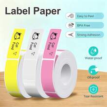 Marklife Labels Tape Sticker Self-Adhesive Label For Marklife P15 Portable Mini Thermal Printer Thermal Gap Paper For Q30 Q31 D30 - A - View 1