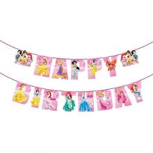 Classic Seven Dwarfs Complete Party Decoration Set, Includes Disposable Paper Plates, Cups, Napkins, Birthday Banner, Tablecloth, Fairy Tale Princess Theme Birthday, Christmas And Anniversary Supplies - Multicolor - View 11
