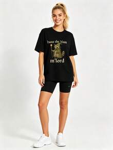 Women T-Shirts - 黑色 - 查看 1