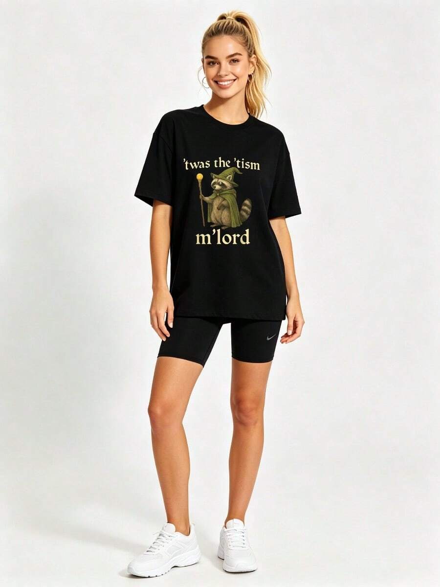 Women T-Shirts - 黑色 - 查看 1