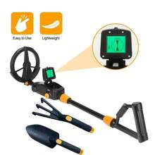 7.4 Inch Waterproof Metal Detector, Gold Detector, Lightweight Search Coil (24 Inch - 35 Inch) Adjustable Metal Detector - Black - View 3