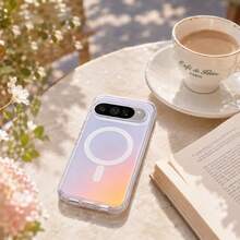 New Laser Color-Changing Matte Phone Case For Pixel 10 Pro XL, Pixel 9 Pro, 9A/8 Pro, 11 Pro XL Magnetic Protective Case, 11 Gradient Colors, Sunset Sky - Chameleon D22 - View 4