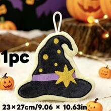 3/5 Buah Handuk Tangan Berbentuk Halloween, Handuk Gantung Bulu Karang Berdaya Serap Tinggi, Cocok untuk Kamar Mandi dan Dapur - MultiWarna - View 7