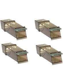 4x Systems Trip Trap Humane Live Catch Mouse Traps PRCPSTTB Father's Favorite Gift - A - View 1
