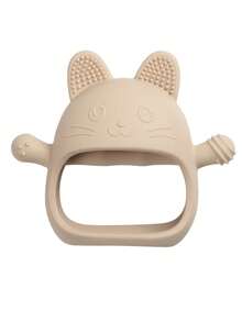 1pc Cute Silicone Baby Teether Wrist Teething Toy With Textured Massage Nubs Anti-Drop Infant Teether Baby Shower Gift For 0-12 Months Babies - 多色 - 查看 11