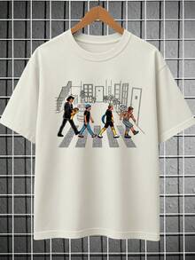 Men T-Shirts - 白色 - 查看 2