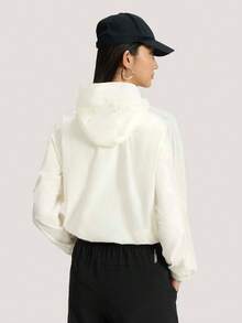 Adidas 女款 FAV WV JKT2 梭織連帽夾克 KS2861 - 白色 - 查看 4
