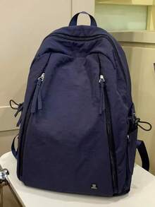 This Solid Color Backpack Design Can Be Worn As A Backpack, A Shoulder Bag, Or A Handbag - Multicolor - View 8