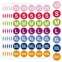 10/20pcs Colorful Clothing Size Stickers, Clothing Store Warehouse Classification Labels, 7 Colors, Size Stickers Labels - Round Sticker - View 7