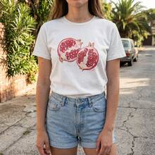 Women T-Shirts - Roe Red 02 - View 4