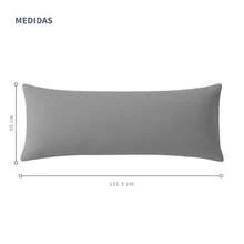ALVANA Almohada Corporal Cojín de Cuerpo Completo Almohada Larga Transpirable Relleno Down Alternative - Gris - Ver 3