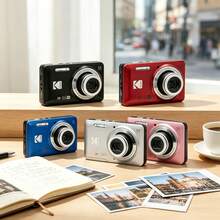 Kodak FZ55 Portable Digital Camera 16.3MP HD Home Travel Pocket Card Camera 28mm Wide-Angle 5x Zoom Lightweight Mini Compact For Capturing Beautiful Moments - View 3