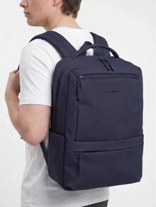 W WINGS 20L Travel Backpack, Carry-On Size, With 15.6-Inch Laptop Compartment | Features Luggage Strap, Breathable Back Panel And Side Water Bottle Pocket - Royal Blue - View 4