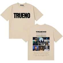 Rapper Trueno 2026 New Graphic Merchandise T-Shirt For Men Women Gothic Style Cotton Short Sleeve Summer 90s Oversized Comfortable T-Shirts Unisex - Color 2 - View 1