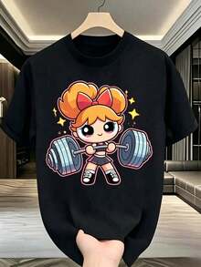 Women T-Shirts - BLACK AND RED - View 6