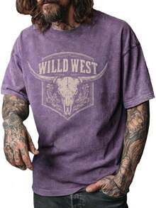 Women T-Shirts - 紫色 - 查看 1