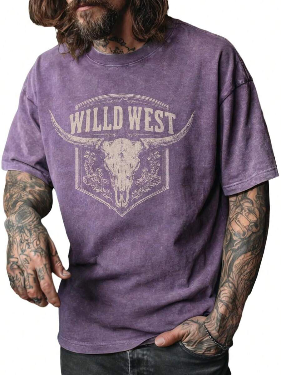 Women T-Shirts - 紫色 - 查看 1