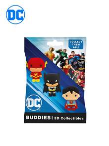 Warner Bros 1PC DC Officially Licensed Surprise Blind Bag 3D PVC Keychain Superman Batman Joker And Other Classic Super‑Hero Figures Cute Collectible Ornament Ideal Christmas Birthday Holiday Surprise Gift For DC Fans Hobby Collectors - Multicolor - View 3