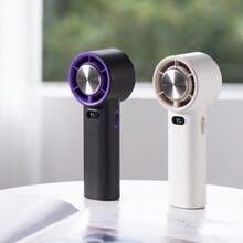 Ultra-Quiet Portable Desktop Fan, USB Fast Charging With Long Battery Life, 3-Speed Adjustable Wind, Stand Or Handheld For Multiple Use Scenarios, Essential Cooling For Indoor And Outdoor In Summer, Lightweight Design Saves Space, Soft Yet Powerful Airflow For Refreshing Comfort - Multicolor - View 11