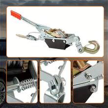 Malacates Manual 2 Toneladas Con Cable Y 2 Ganchos - A - Ver 4