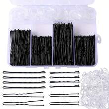 300pcs Hair Clips Set With Storage Box, Hair Styling Clips, U-Shaped Hair Pins Set - View 8