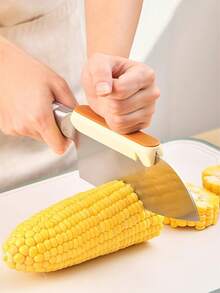 2pcs Home Hand Protection Knife Tools, For Hands, Suitable For Cutting Bone With Kitchen Knives, Effortless And Easy To Use, With Back Pad To Protect Hands - Multicolor - View 3