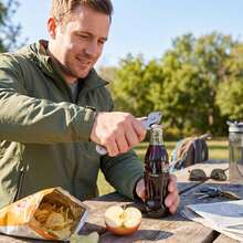 Stainless Steel Bottle Opener - Multi-Purpose Can Opener With Non-Slip Grip - Perfect For Beer Bottles And Home Kitchen Use - View 5