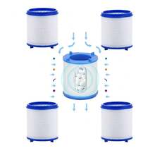 360° Rotatable Purifying Faucet, Anti-Splash Water-Saving Aerator, Equipped With 4 Replaceable Filters, Home Kitchen Sink Water Filter - Multicolor - View 8