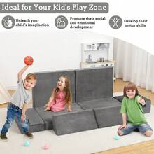 Kids Sofas - Grey - View 5
