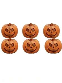 12/6/1pc Resin Pumpkin Decor, Mini Pumpkin Decor, Artificial Mini Pumpkin Decor, Perfect For Halloween Party, Home Garden Decor Crafts, Table Centerpiece And Party, Outdoor Garden Decor, Fan, Room Decor, Teacher Gift, Wedding Decor, Holiday Accessory, Garden Furniture, Garden, DIY, Bedroom Decor, Kitchen Decor, Dorm Essentials, Storage Room, Travel Essentials, Bachelorette Party Supplies, Desk Accessories, Home Decor - Multicolor - View 10