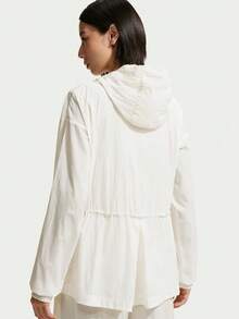 Nike Women's AS W NSW Woven Hooded Jacket IW1388-133 - White - View 2