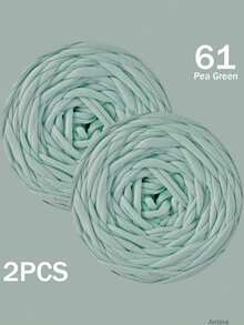 1/2件 T-Shirt 紗線，大號 300g±20g/件 -2cm 寬，編織布料柔軟聚酯纖維紗線，適用於 DIY 鉤編包包、籃子、地墊、拖鞋、娃娃、紗線手工藝。多色紗線、度假紗線、鉤編紗線、手工紗線、多功能鉤編配件、手工禮物 - 彩色 - 查看 73