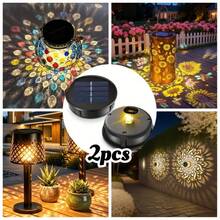 2/4pcs Solar Lantern Replacement Light Bulbs, IP65 Waterproof Warm White Solar LED Light Caps, Metal Projection Hanging Lamp Replacement Parts, Outdoor Garden Yard Backyard Holiday Decoration Accessories - Solar Panel - Small Light Bulb - View 11