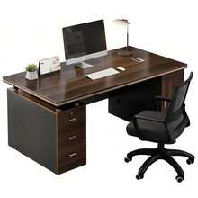 Home Office Desks - Brown - View 10
