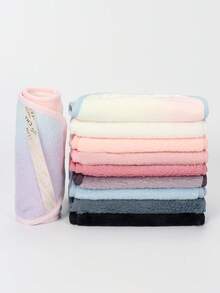 1840 Satin Ribbon Face Cleansing Cloth 1pc, Machine Washable, Reusable Cleaning Tool, Suitable For Face Washing, Cleansing, Makeup Removal, All Skin Types - Multicolor - View 1
