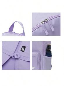 Nike Unisex Lightweight Outdoor Backpack NK HERITAGE EUGENE BKPK 2026 Summer New Taro Purple Backpack DB3300-515 - Hydrangea Purple/(Peak White) - View 5