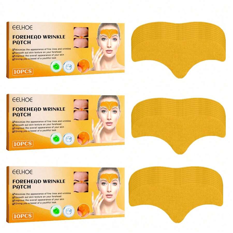 JAYSUING 30pcs Used For Firming Facial Skin,Containing Collagen,Forehead Wrinkle Removal Patch,Reduces Forehead Wrinkles And Forehead Wrinkles, Anti-Aging, Lifts The Face, Tightens The Skin, And Refines PoresBest Gifts For Women For Thanksgiving And Christmas - 橘子 - 查看 1